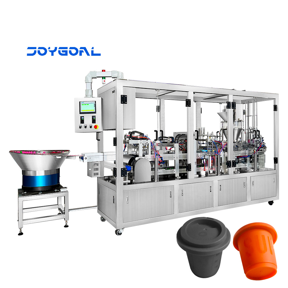 automatic special design coffee capsule filling and sealing machine